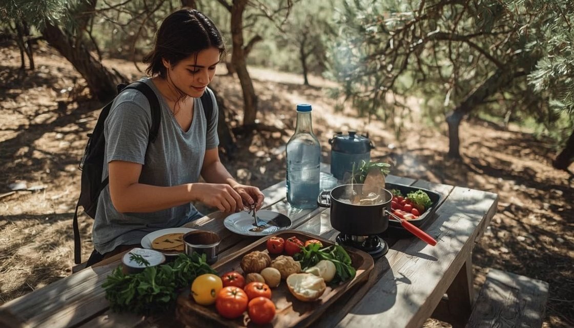 Kochen auf Reisen: Selbstversorger mit lokalen Zutaten
