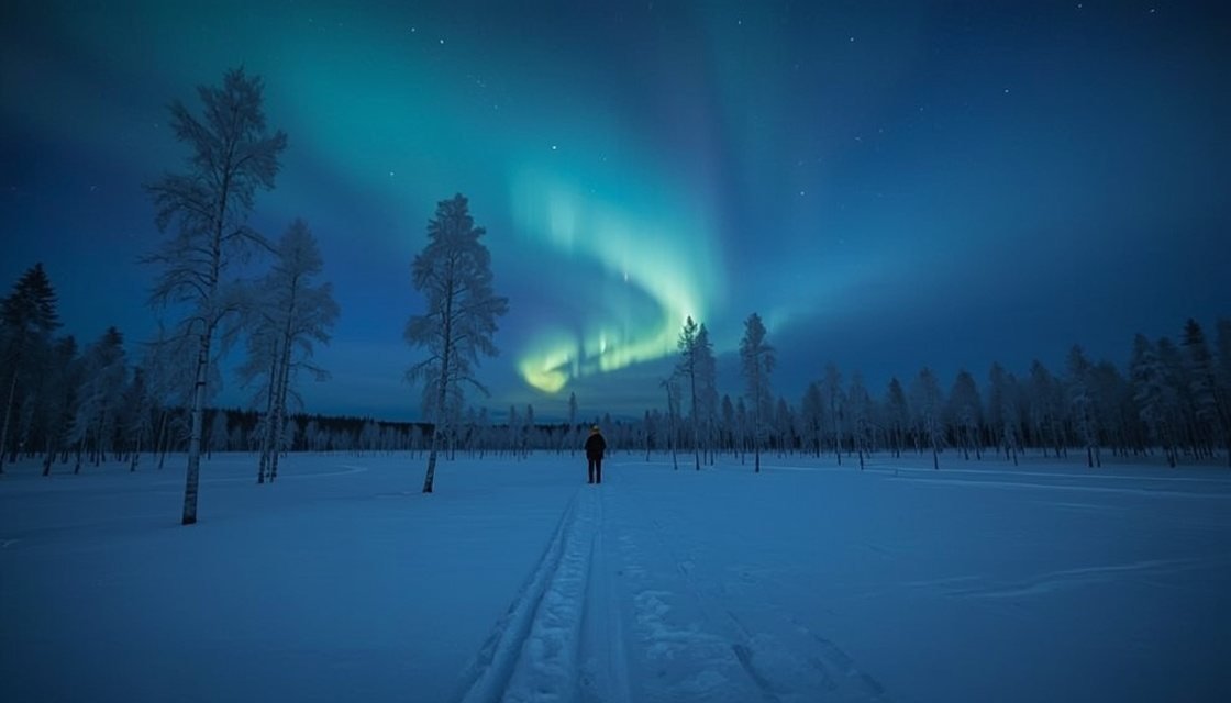 Lappland im Winter: Dem Polarwinter wirklich begegnen
